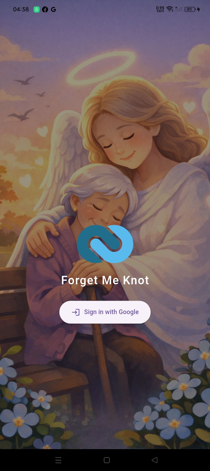 Forget Me Knot app screenshot